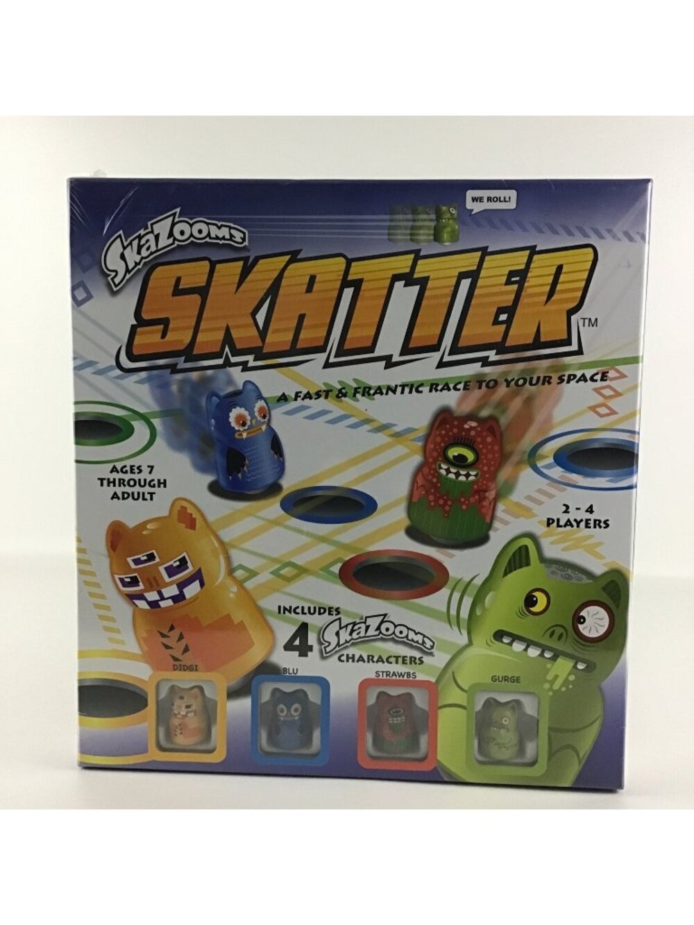 SkaZooms Skatter Fast Frantic Race To Your Space Family Fun Board Game New